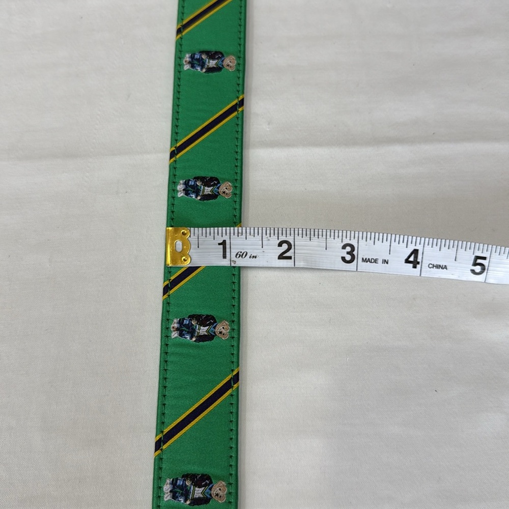 Polo Ralph Lauren leather men's trim Polo Bear beltThe world's best-dressed bear - Picture 4 of 11